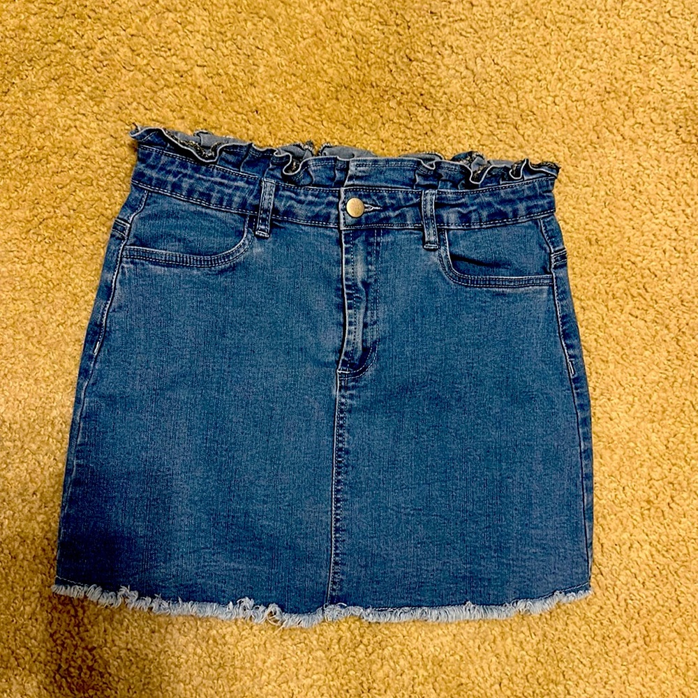 Women’s Size M, Brand: Flying Tomato, Stretchy Jean Skirt